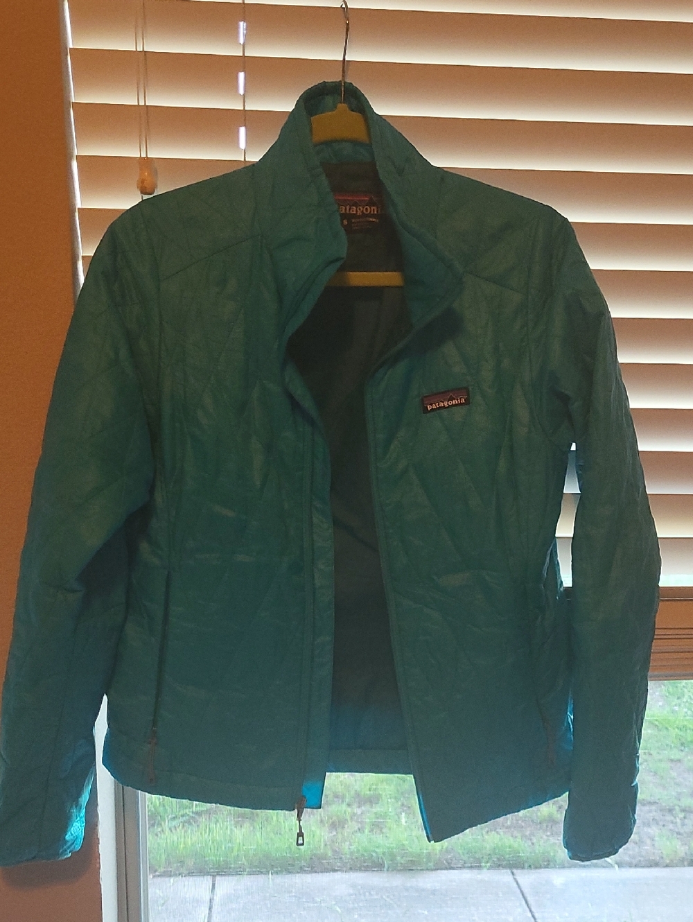 Patagonia Teal Lightweight Quilted Puffer Jacket